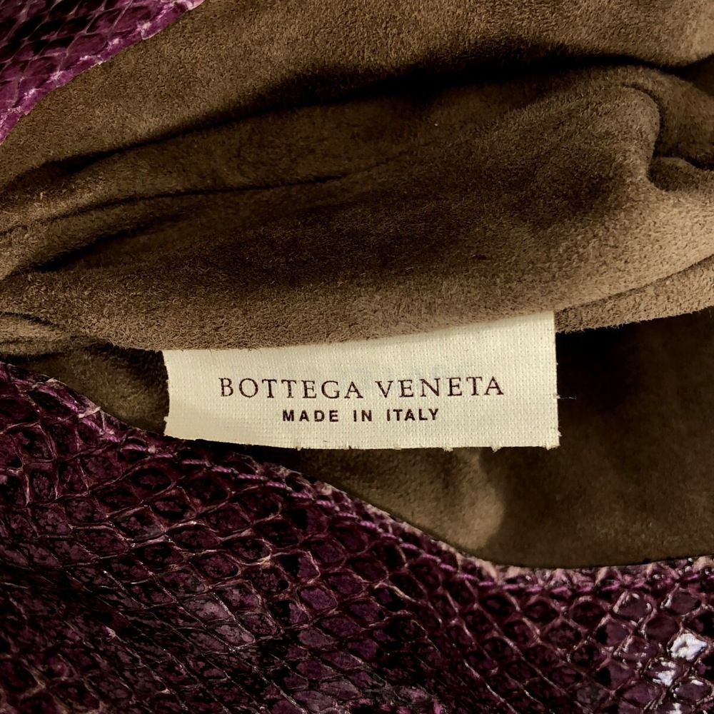 Bottega Veneta Ayers Handbag Python Chemical Fibe… - image 7